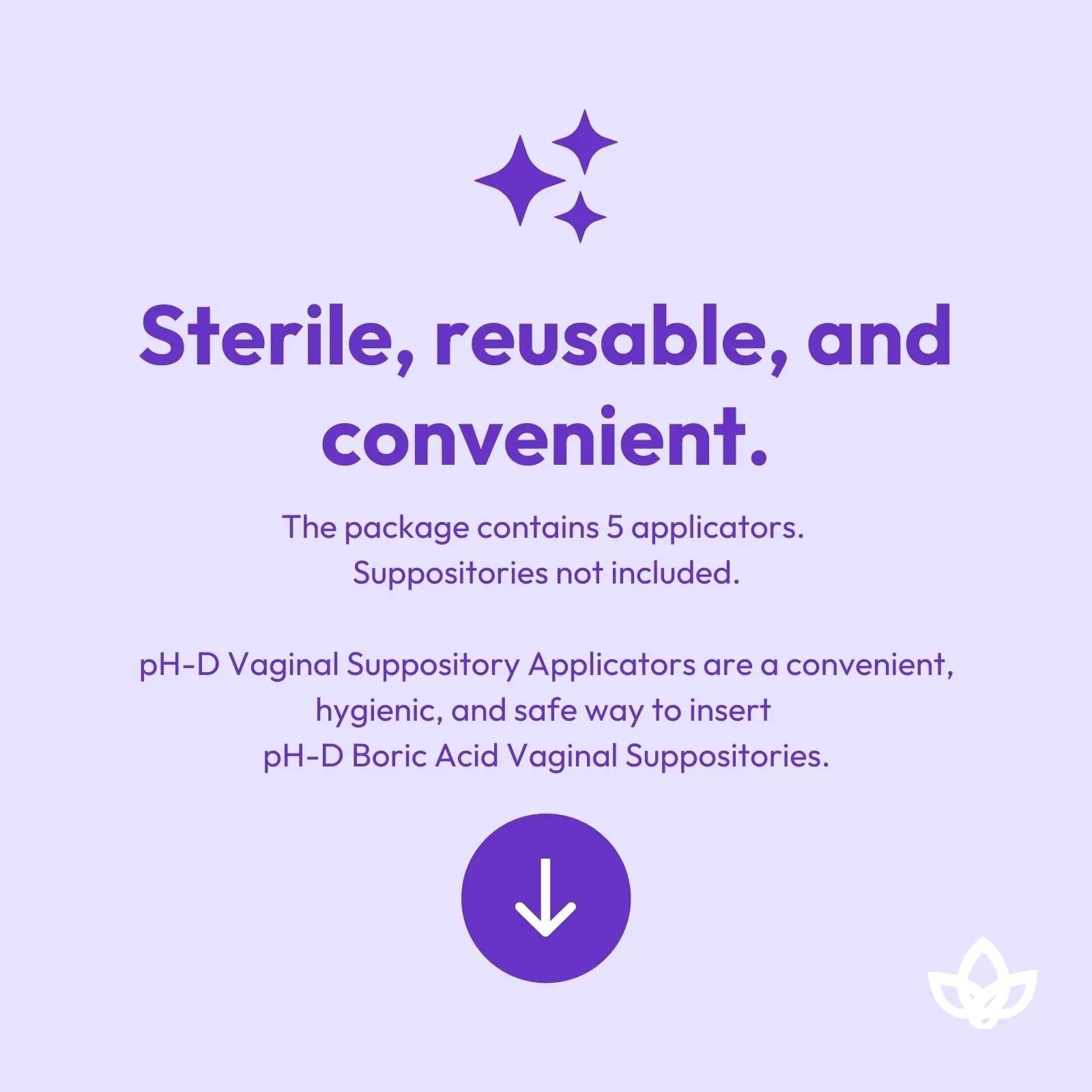 pH-D Feminine Health - Vaginal Suppository Applicators, Ideal for Boric Acid Suppositories, Reusable, Fits Most Vaginal Suppositories, Made in The USA - 5 Count… - TrustMedUSA