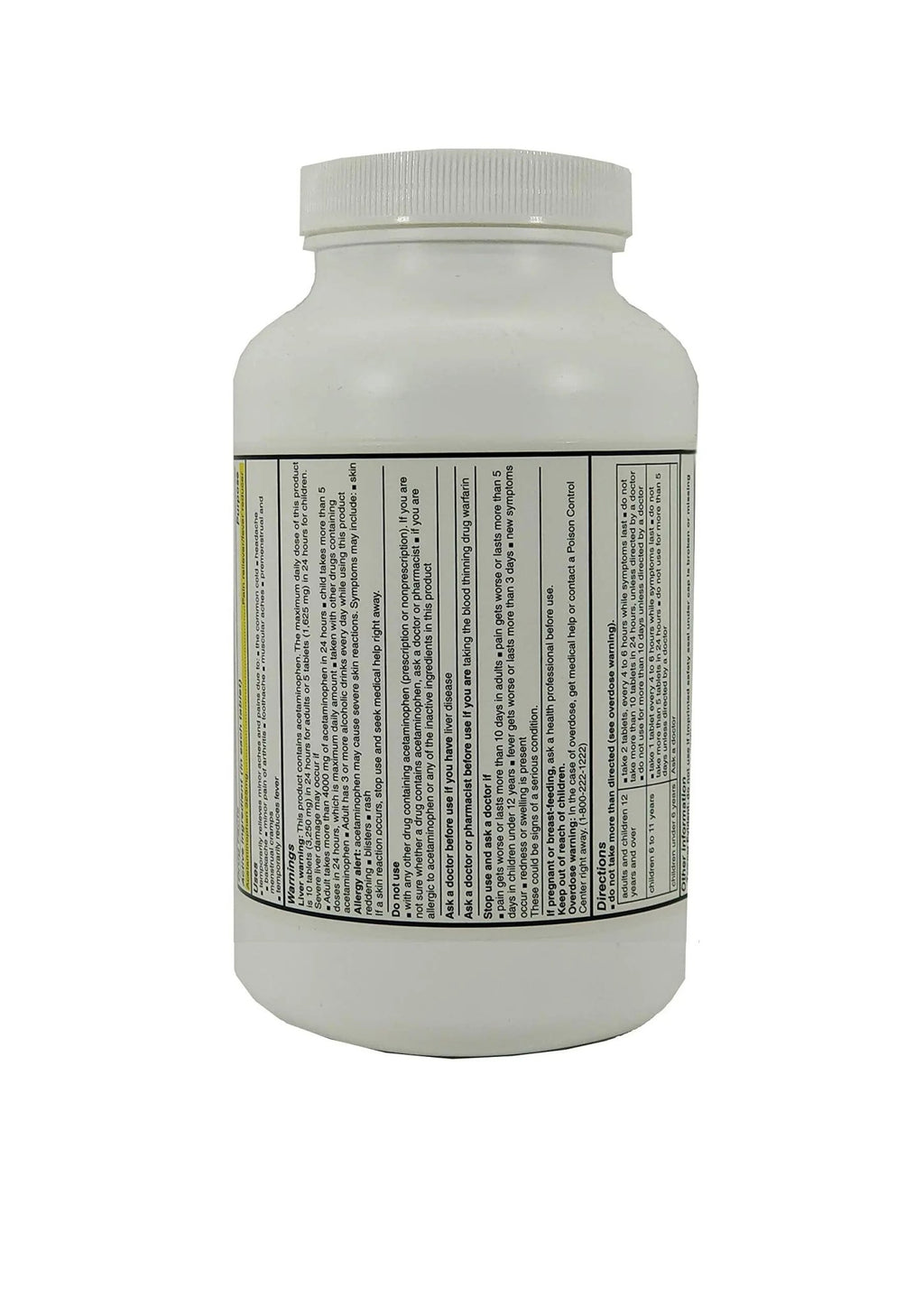 Pharbest Acetaminophen 325 mg 1000 Count Tablets - TrustMedUSA