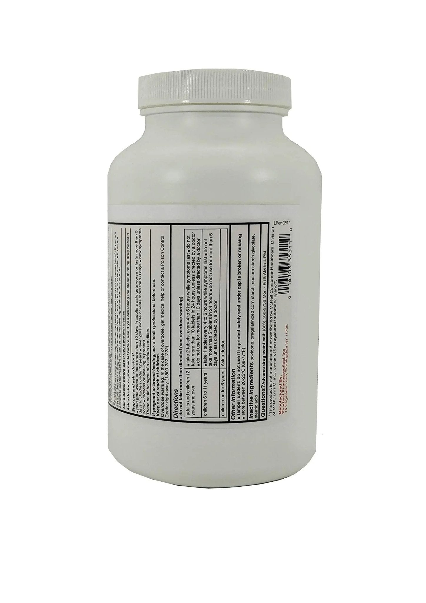 Pharbest Acetaminophen 325 mg 1000 Count Tablets - TrustMedUSA