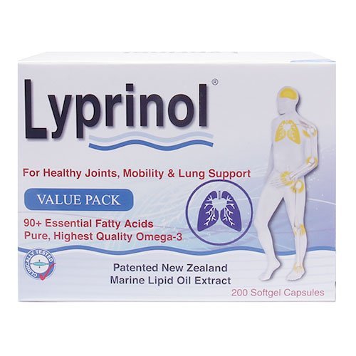 Pharma Lyprinol® Pcso-524® 200 Capsules New Zealand Green Lipped Mussel Extract Oil Joint Health Support & Mobility - TrustMedUSA