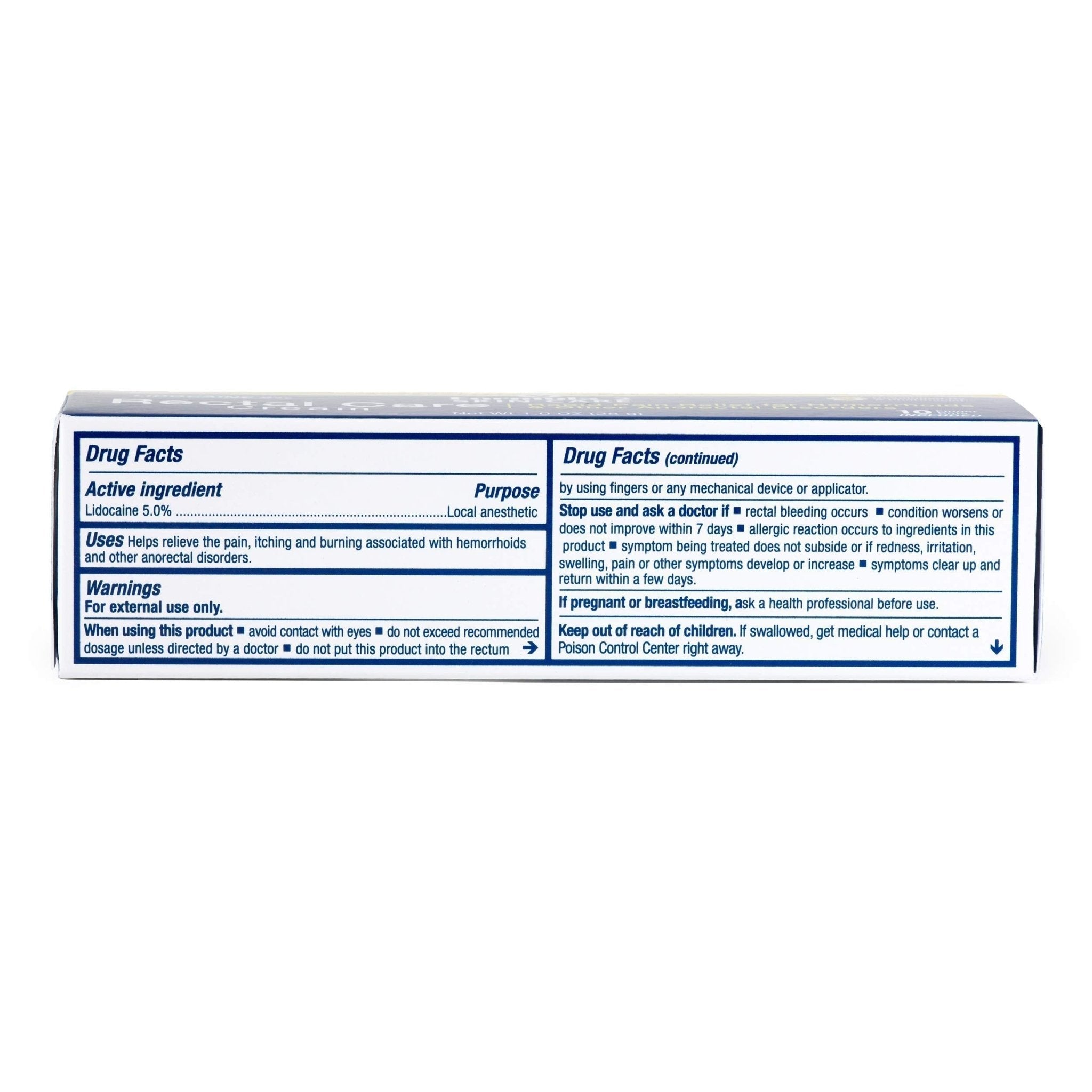 Pharmacist Formulated - Rectal Care Cream - Pain Relief for Hemorrhoids - TrustMedUSA