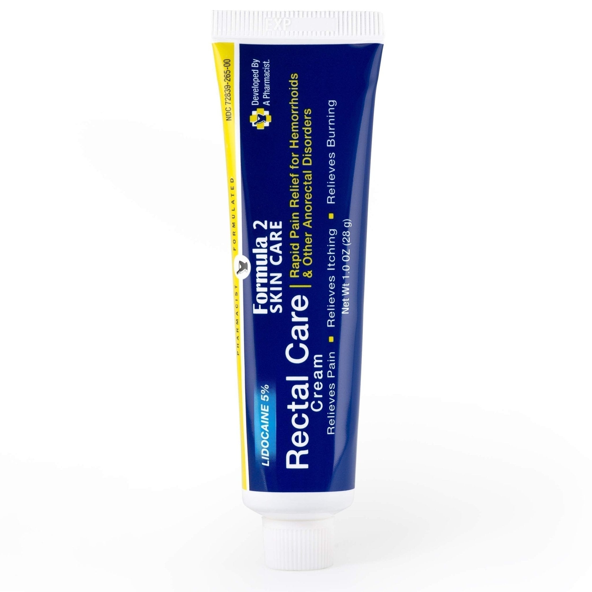 Pharmacist Formulated - Rectal Care Cream - Pain Relief for Hemorrhoids - TrustMedUSA