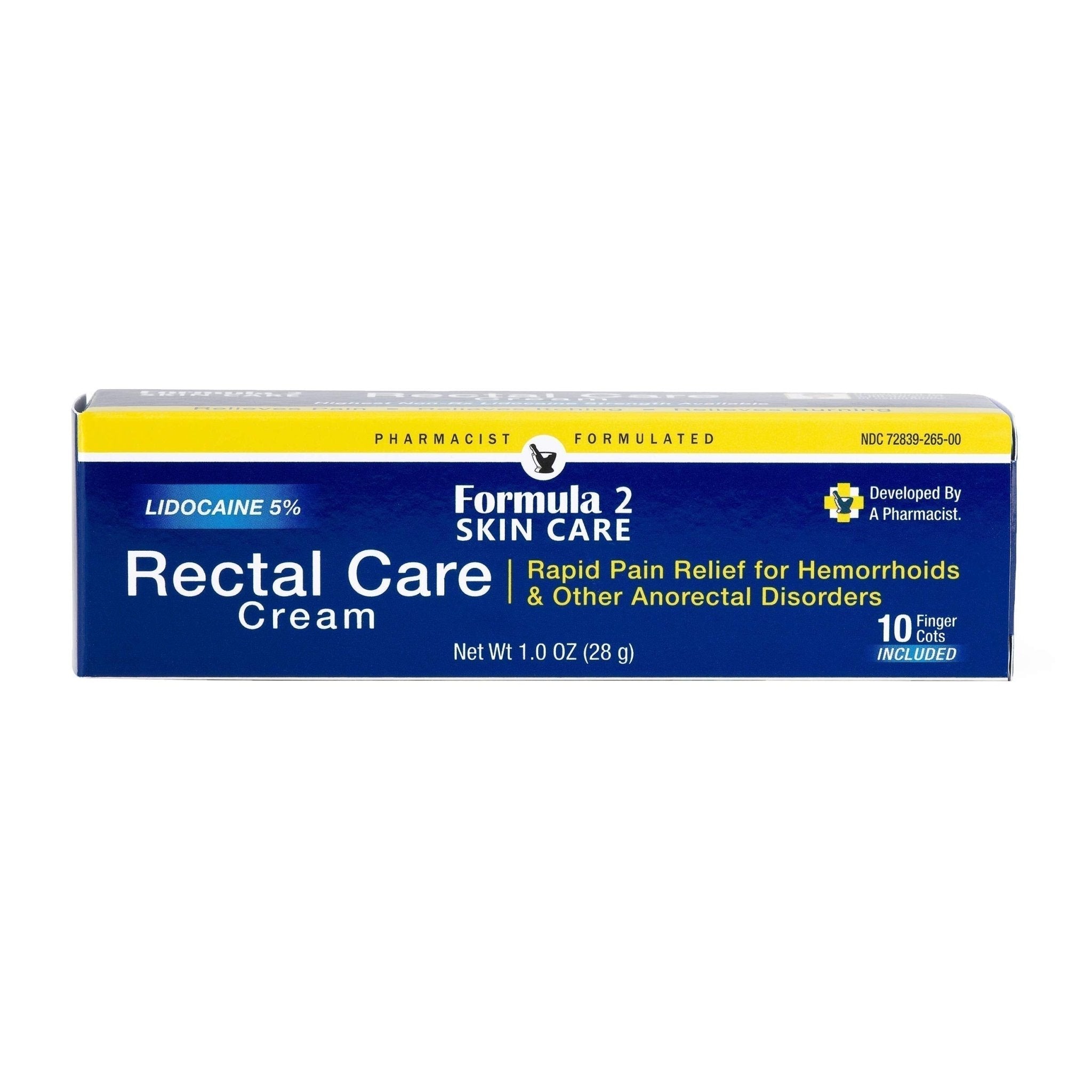 Pharmacist Formulated - Rectal Care Cream - Pain Relief for Hemorrhoids - TrustMedUSA