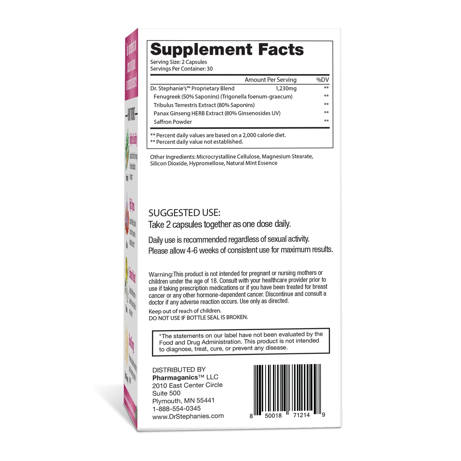 Pharmaganics Dr. Stephanie's Her Romance - Natural Hormone Balance Support for Women - TrustMedUSA
