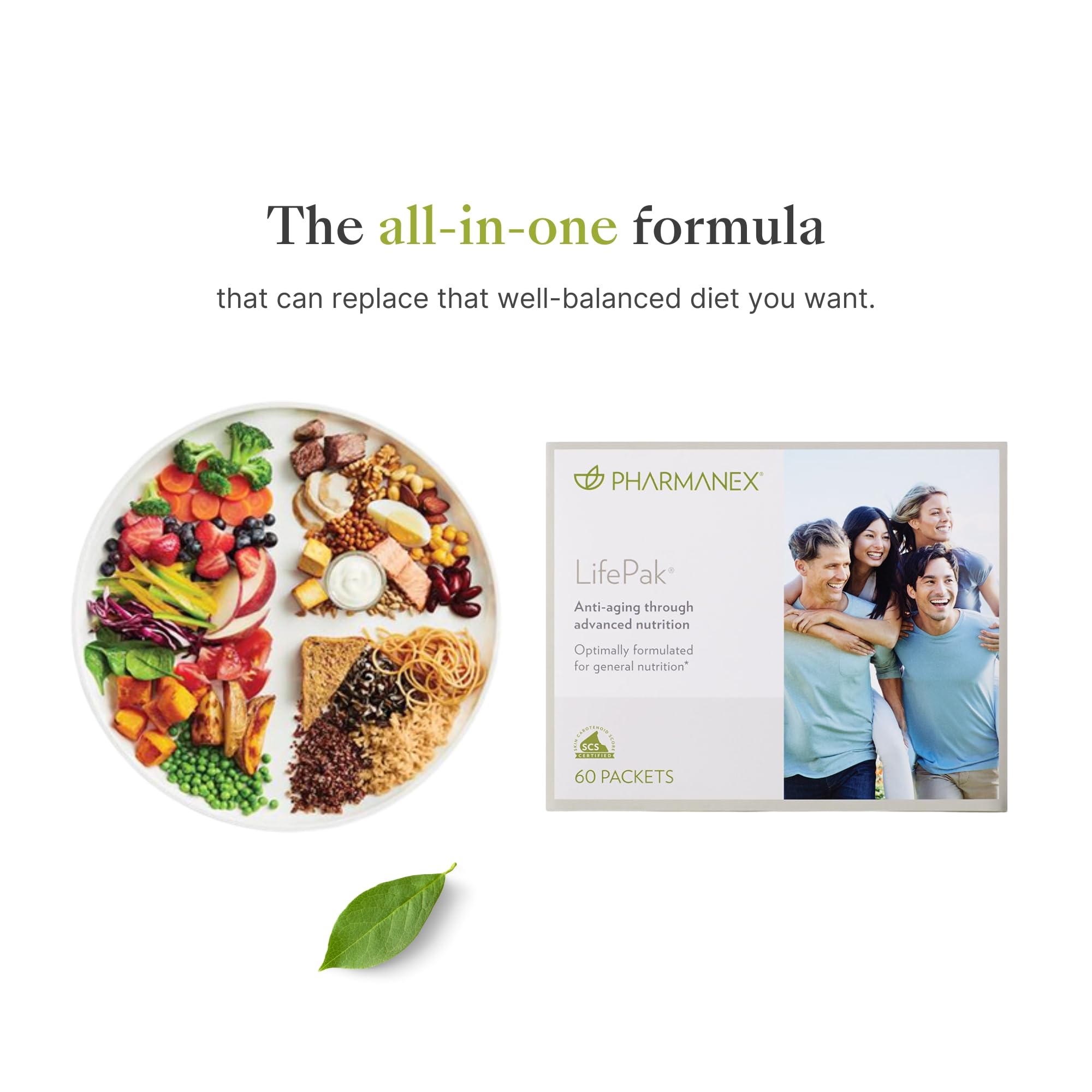 Pharmanex Nu Skin LifePak Advanced Nutritional Supplement for Adults | 60 Daily Packets | Aging, Digestive, and Gut Health Formula with Essential Vitamins, Minerals, and Phytonutrients - TrustMedUSA