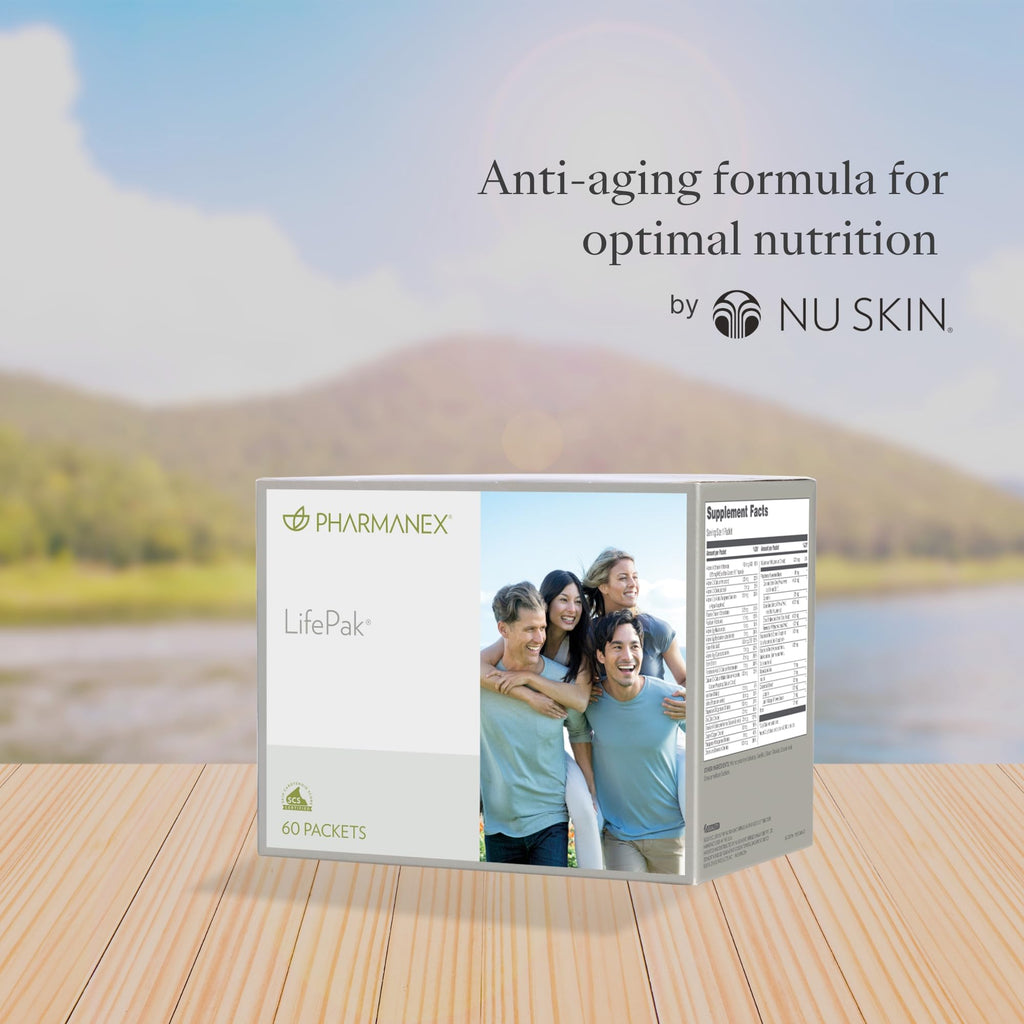 Pharmanex Nu Skin LifePak Advanced Nutritional Supplement for Adults | 60 Daily Packets | Aging, Digestive, and Gut Health Formula with Essential Vitamins, Minerals, and Phytonutrients - TrustMedUSA