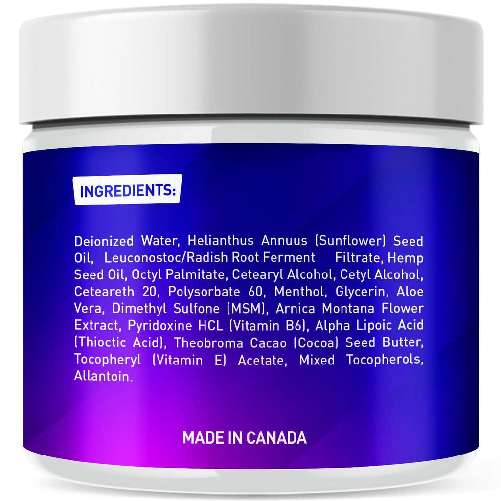 Pharmapulse Neuropathy Nerve Therapy & Relief Cream - Maximum Strength Relief Cream for Foot, Hands, Legs, Toes Includes Alpha Lipoic Acid, Arnica, Vitamin B6, Aloe Vera, MSM - Effective Soothing 4oz - TrustMedUSA