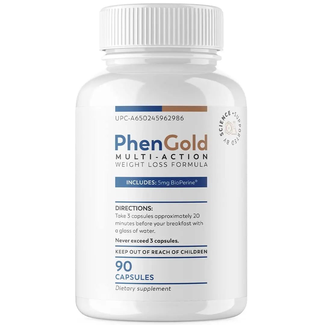 PhenGold Pills, Original Multi-Action Weight Management Formula with Green Tea - TrustMedUSA