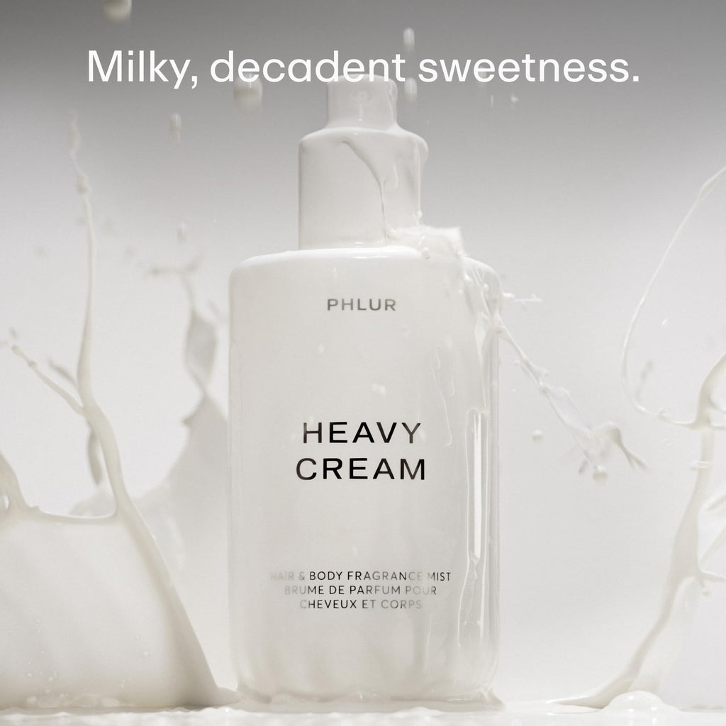 PHLUR Heavy Cream Body Mist, 8 Fl Oz – Hair and Body Perfume for Women, Gourmand Vanilla Body Spray with Marshmallow, Coconut Cream & Citrus Fragrance - TrustMedUSA