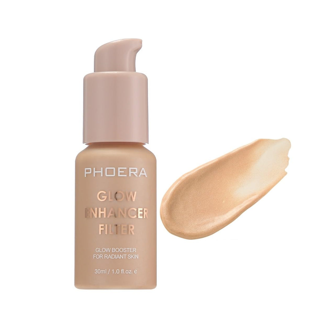 PHOERA Skin Glow Tint Foundation,Natural Radiant Flawless Filter Effect Silk Perfect Illuminating Foundation. (03 Medium) - TrustMedUSA