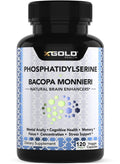 PhosphatidylSerine & Bacopa Monnieri 800 mg 2 in 1 Supplement - Natural Brain Enhancer/Nootropic for Enhanced Focus and Concentration, Memory Support, & Cognitive Function - 120 Vegetarian Capsules - TrustMedUSA