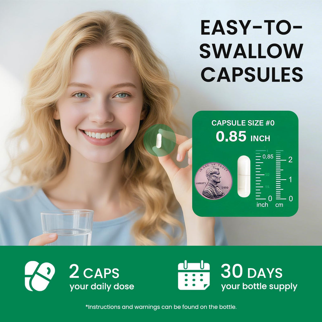 PhosphatidylSerine Memory & Focus Supplement with DHA, Spearmint, Magnesium & Ashwagandha – Brain Clarity, Stress Relief & Cognitive Support – Gluten-Free Vegan, 60 Capsules - TrustMedUSA