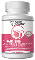 Physician Formulated Healthy Hair Skin and Nails Vitamins for Men and Women - 7500 mcg Biotin, Amino Acids, Collagen and Hyaluronic Acid - 60 Capsules - TrustMedUSA