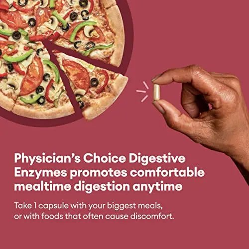 Physician's CHOICE Digestive Enzymes - Multi Enzymes, Organic Prebiotics & Probiotics - TrustMedUSA