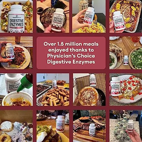 Physician's CHOICE Digestive Enzymes - Multi Enzymes, Organic Prebiotics & Probiotics - TrustMedUSA