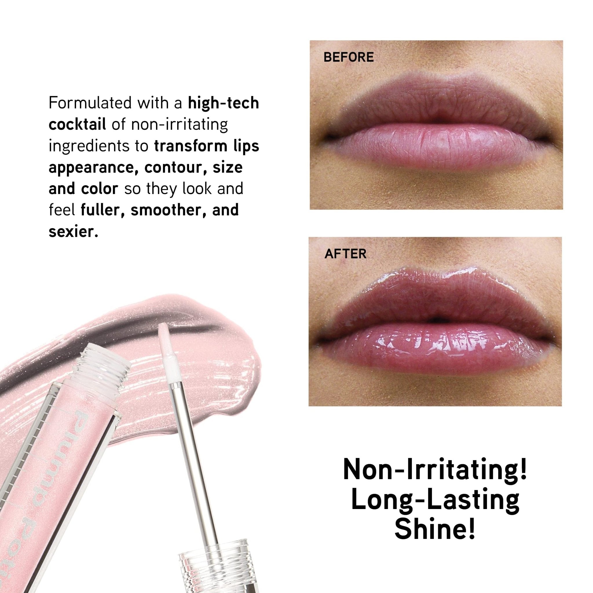 Physicians Formula Plump Potion™ Needle-Free Lip Plumping Cocktail Lip Gloss, Pink Crystal Potion, Hypoallergenic, Fragrance Free, Dermatologist Approved - TrustMedUSA