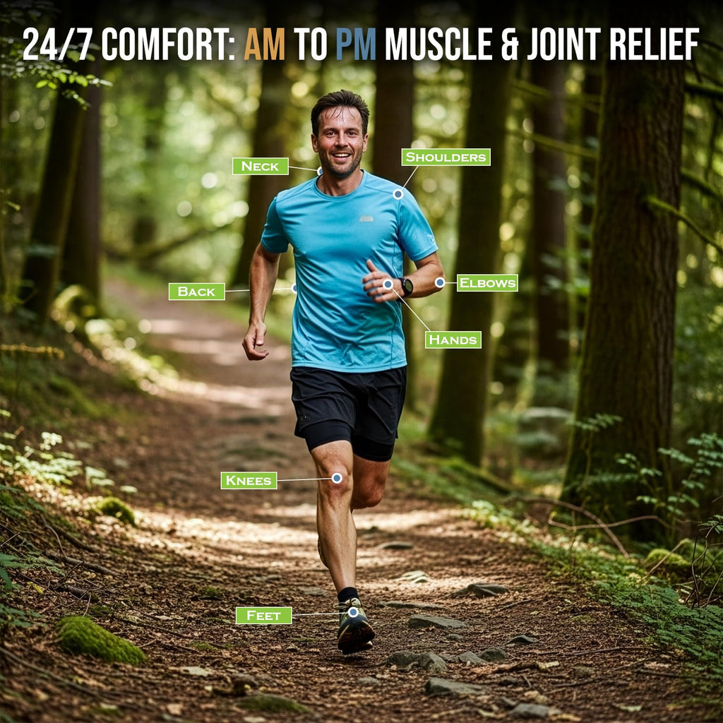 PHYTEWELL Muscle & Joint Rub Balm - Day & Night Pain Relief for Back, Knee, & Shoulder - Crafted with Arnica, Clove & Black Pepper to Support Recovery & Relaxation – Premium Non-Greasy Texture - TrustMedUSA