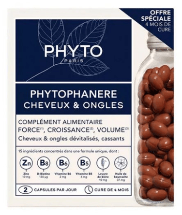 PHYTOPHANERE Force Croissance Volume - 240 Capsules - Hair & Nails - TrustMedUSA