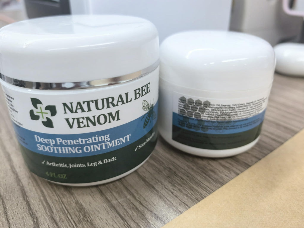 PIBIOOMAP Bee Venom Serum Joint & Muscle & Bone Cream, Pure Natural Ingredients, Fast Acting, Relief Back, Shoulder, Back, Neck, Hands, Elbows, Feet, Leg, Knees, Ankle, for Adults, Elderly - TrustMedUSA