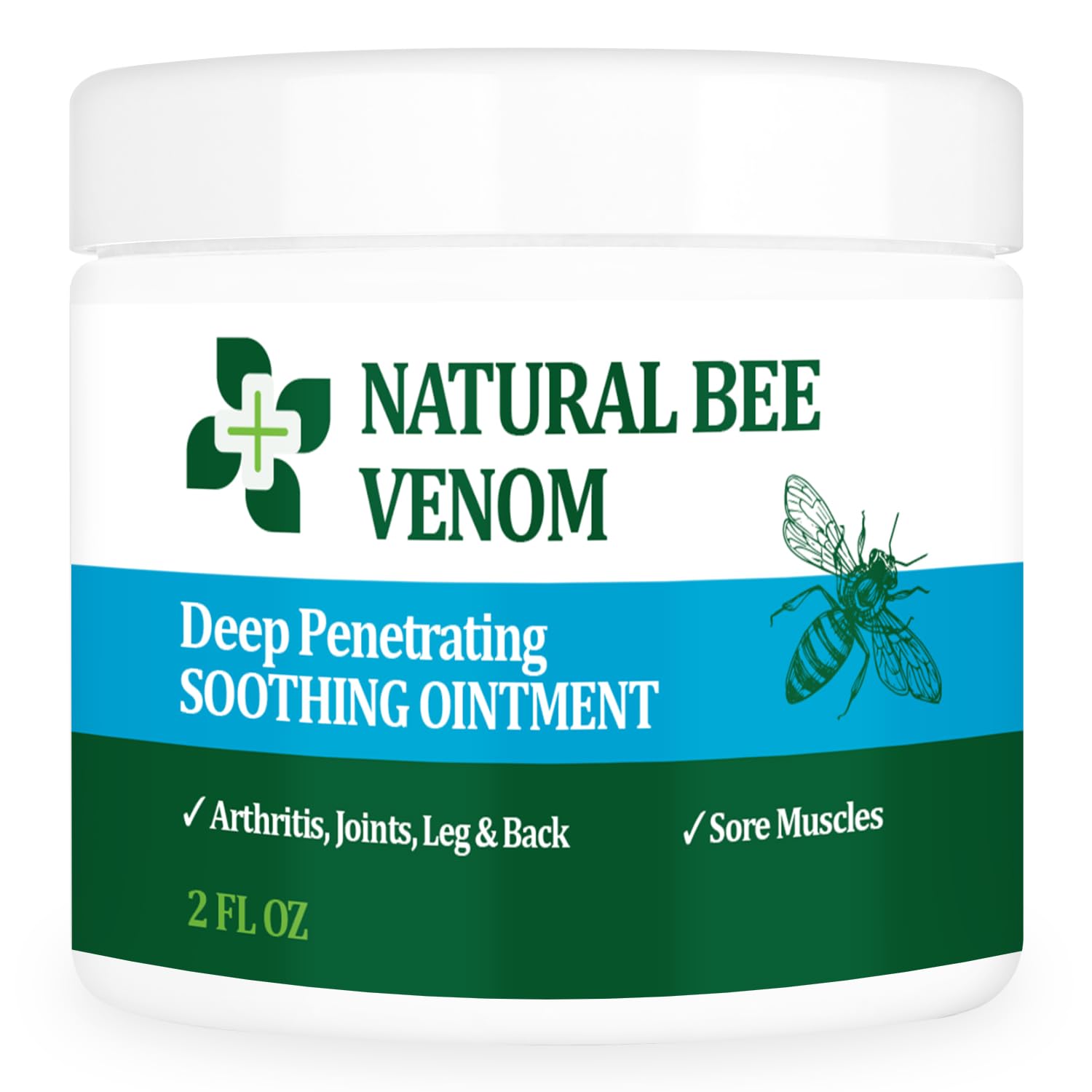 PIBIOOMAP Oringal Natural Bee Venom Serum Joint & Muscle & Bone Cream, Fast Acting, Relief Back, Shoulder, Back, Neck, Hands, Elbows, Feet, Leg, Knees, Ankle, for Adults, Elderly - TrustMedUSA
