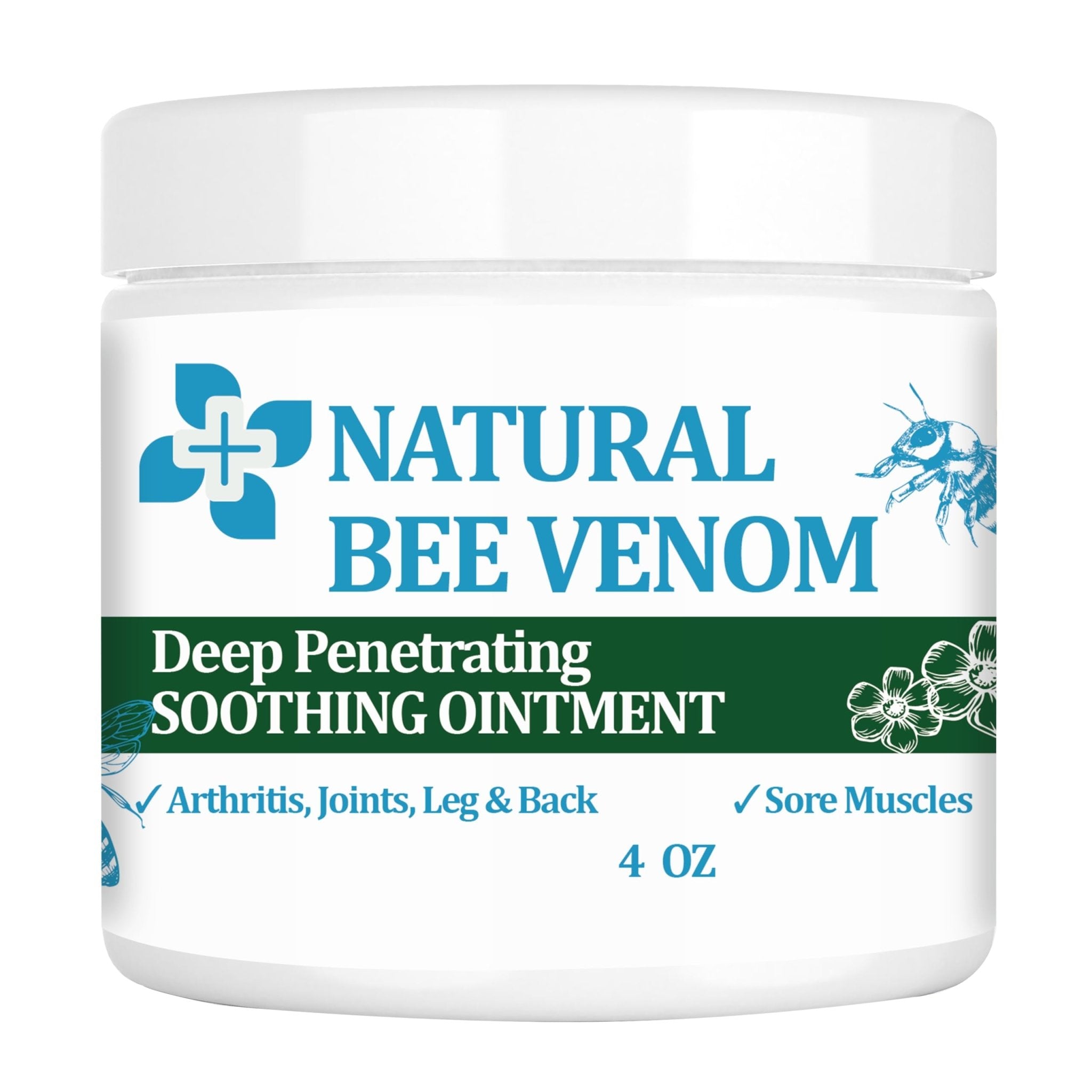 PIBIOOMAP Zealand Bee Venom Serum Gel, Professional for Joint, Muscle, Bone Cream, 24h Fast Release, Soothing Powerful for Back, Neck, Hand, Foot, Knee, Muscle, Shoulder, Hip, Nerve - TrustMedUSA