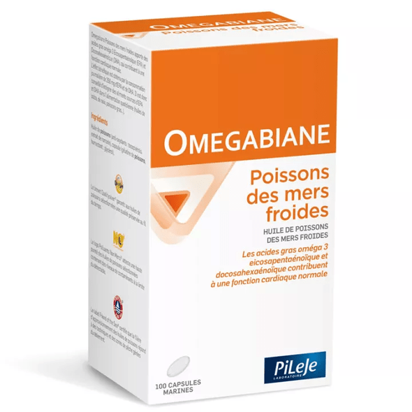 Pileje Omegabiane Cold Sea Fish 100 capsules - TrustMedUSA