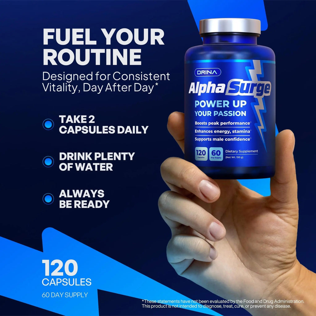 Pills for Men Fast Acting - Male Enhancing Supplement Testosterone Booster - Blood Flow, Libido, Size, Girth, Hardness, Stamina, Enlargement, Growth - Natural Performance Enhancer - 2 Month Supply - TrustMedUSA