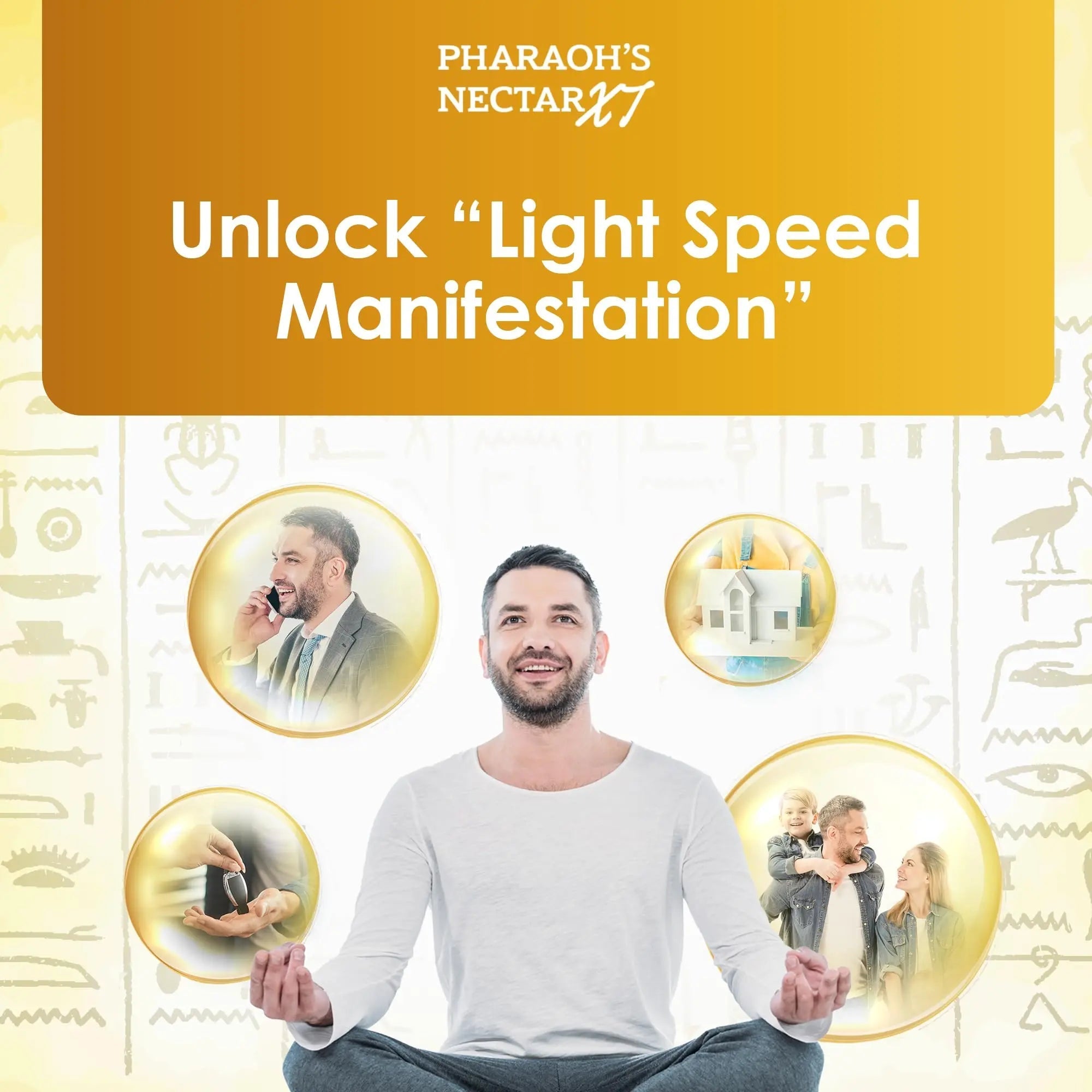 Pineal XT Gold + Pharaoh's Nectar - Pineal Gland Supplement Bundle – 24K Monoatomic Gold Ormus Drops, Pineal Gland Decalcification, Third Eye Awakening, Focus, Energy & Manifestation - TrustMedUSA