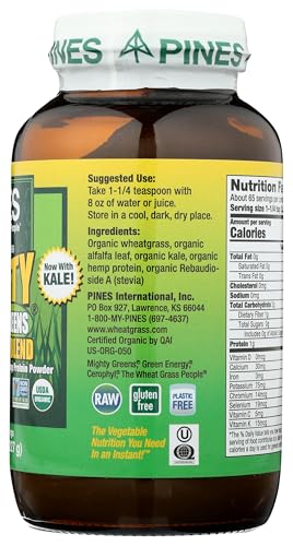 Pines Organic Mighty Greens Superfood Blend, 8 Ounce - TrustMedUSA