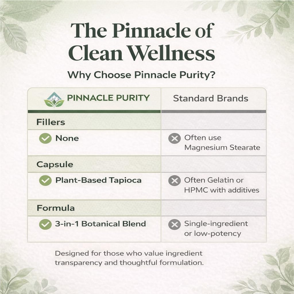 Pinnacle Purity Stone Breaker 60 Capsules, With Chanca Piedra, Tart Cherry & Bromelain – Supports Kidney & Liver Balance, Promotes Gentle Stone Management, Enhances Natural Cleansing Pathways, Non-GMO - TrustMedUSA