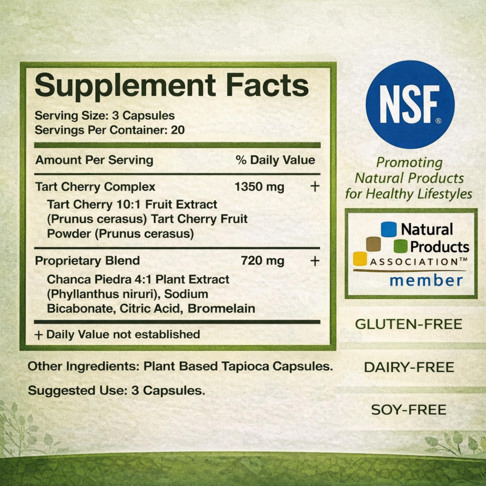 Pinnacle Purity Stone Breaker 60 Capsules, With Chanca Piedra, Tart Cherry & Bromelain – Supports Kidney & Liver Balance, Promotes Gentle Stone Management, Enhances Natural Cleansing Pathways, Non-GMO - TrustMedUSA