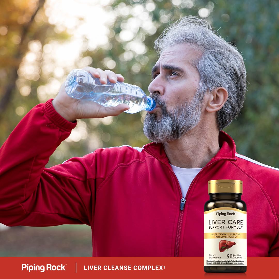 Piping Rock Liver Cleanse Complex | 90 Capsules | Liver Care Support Formula | Non-GMO, Gluten Free Supplement - TrustMedUSA