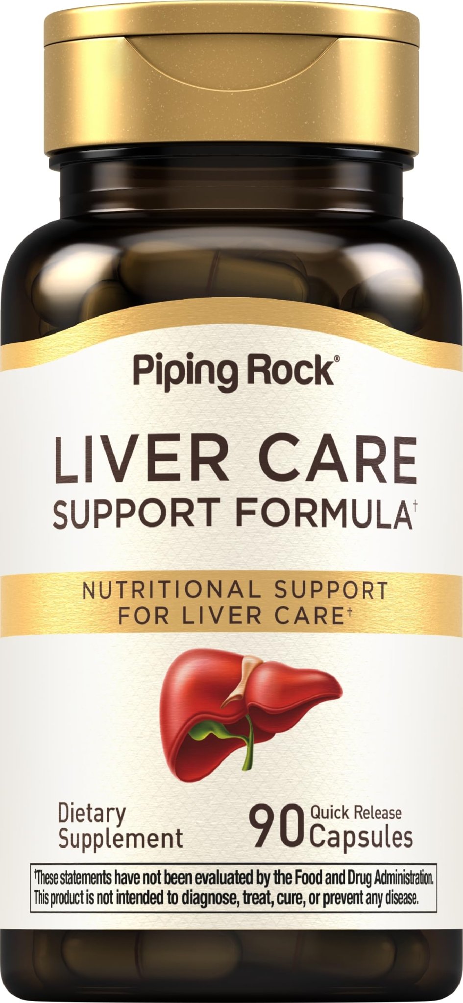 Piping Rock Liver Cleanse Complex | 90 Capsules | Liver Care Support Formula | Non-GMO, Gluten Free Supplement - TrustMedUSA