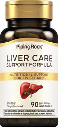 Piping Rock Liver Cleanse Complex | 90 Capsules | Liver Care Support Formula | Non-GMO, Gluten Free Supplement - TrustMedUSA
