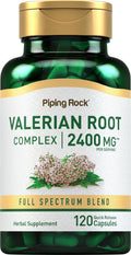 Piping Rock Valerian Root Capsules | 120 Count | Extract Supplement | Herbal Blend | Non-GMO, Gluten Free - TrustMedUSA