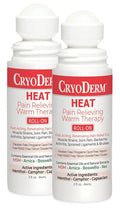 Pkg of 2 CryoDerm Heat Roll-On - TrustMedUSA