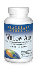Planetary Herbals Willow Aid Tablets, 60 Count - TrustMedUSA