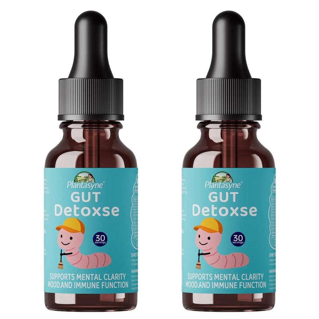 Plantasyne Herbal Gut Cleanse Drops with Black Walnut Hull & Barberry Root | Gentle Liquid Detox for Gut & Colon Support | for Adults & Kids|30 Servings - TrustMedUSA