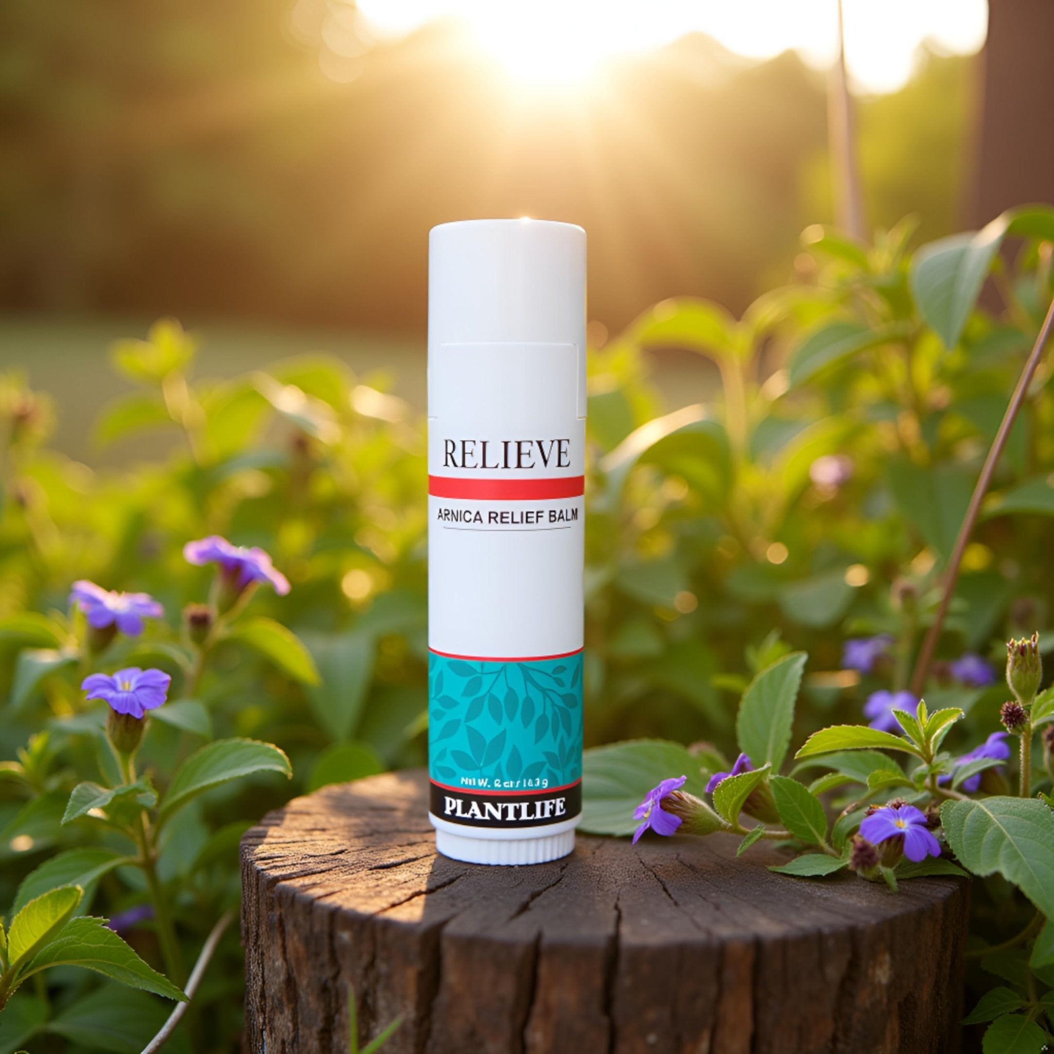 Plantlife Arnica Relieve Balm - Made with Arnica and 100% Pure Essential Oils - Relieve Products are a Homeopathic Solution for Everyday Use - Works Quickly and Effectively - Made in California - TrustMedUSA
