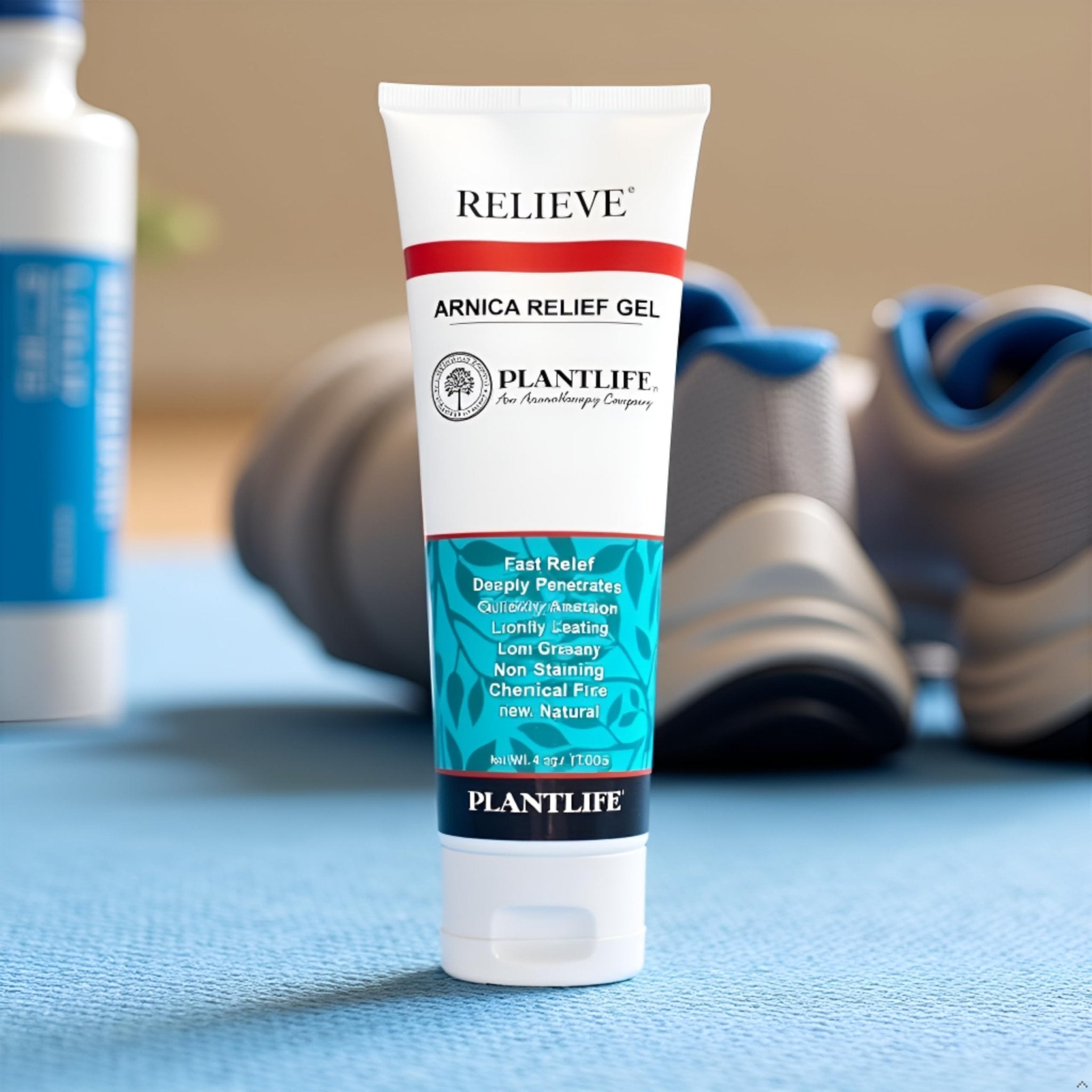 Plantlife Arnica Relieve Gel - Made with Arnica and 100% Pure Essential Oils - Relieve Products are a Homeopathic Solution for Everyday Use - Works Quickly and Effectively - Made in California - TrustMedUSA