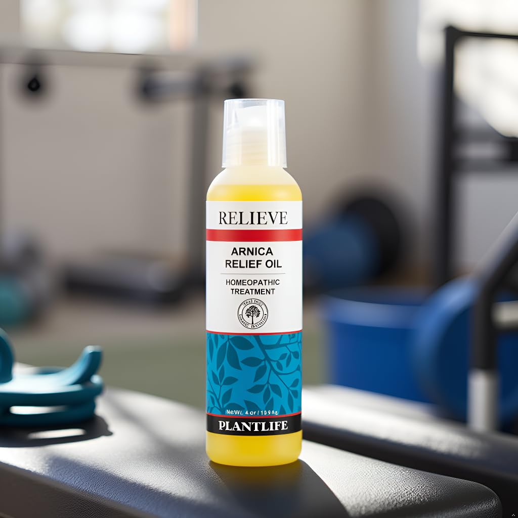 Plantlife Arnica Relieve Oil and Balm Bundle - Relieve Products are a Homeopathic Solution for Everyday Use - Works Quickly and Effectively - Made in California - TrustMedUSA