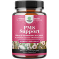 PMS Support Supplement for Women – Hormone Balance for Women & Menstrual Discomfort with DIM, Chasteberry, Black Cohosh & Ashwagandha - for Period Cramps Ease, Menopause Bloating, Mood Swing – 120 Ct - TrustMedUSA