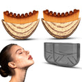 Pnctho 2026 New 2 Pcs Lymphatic Contour Face Brush,Lymphatic Drainage Massager for Chin & Neck, Jawline & Neck Lymphatic Massage Brush for Contouring, De-Puffing & Smoother Skin, Skin Firming 2 Pack - Maple Wellness Supplements