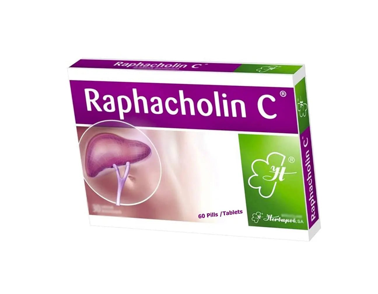 Polpharma RAPHACHOLIN C N30 x 2 Pills/Tablets (Total 60) - Made in Poland & Language - TrustMedUSA