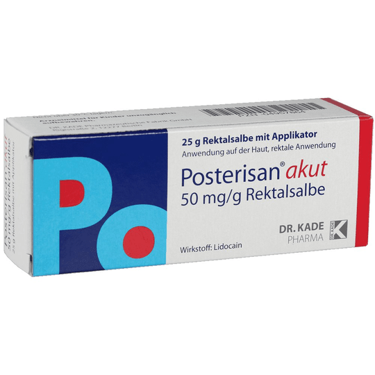 Posterisan Akut Rectal Ointment With Applikator, 25 g - Maple Wellness Supplements