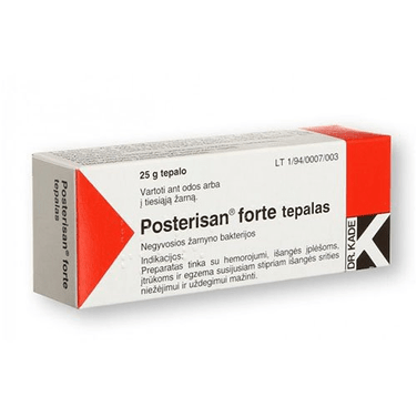 Posterisan forte ointment, 25 g Hemorrhoids treatment - TrustMedUSA