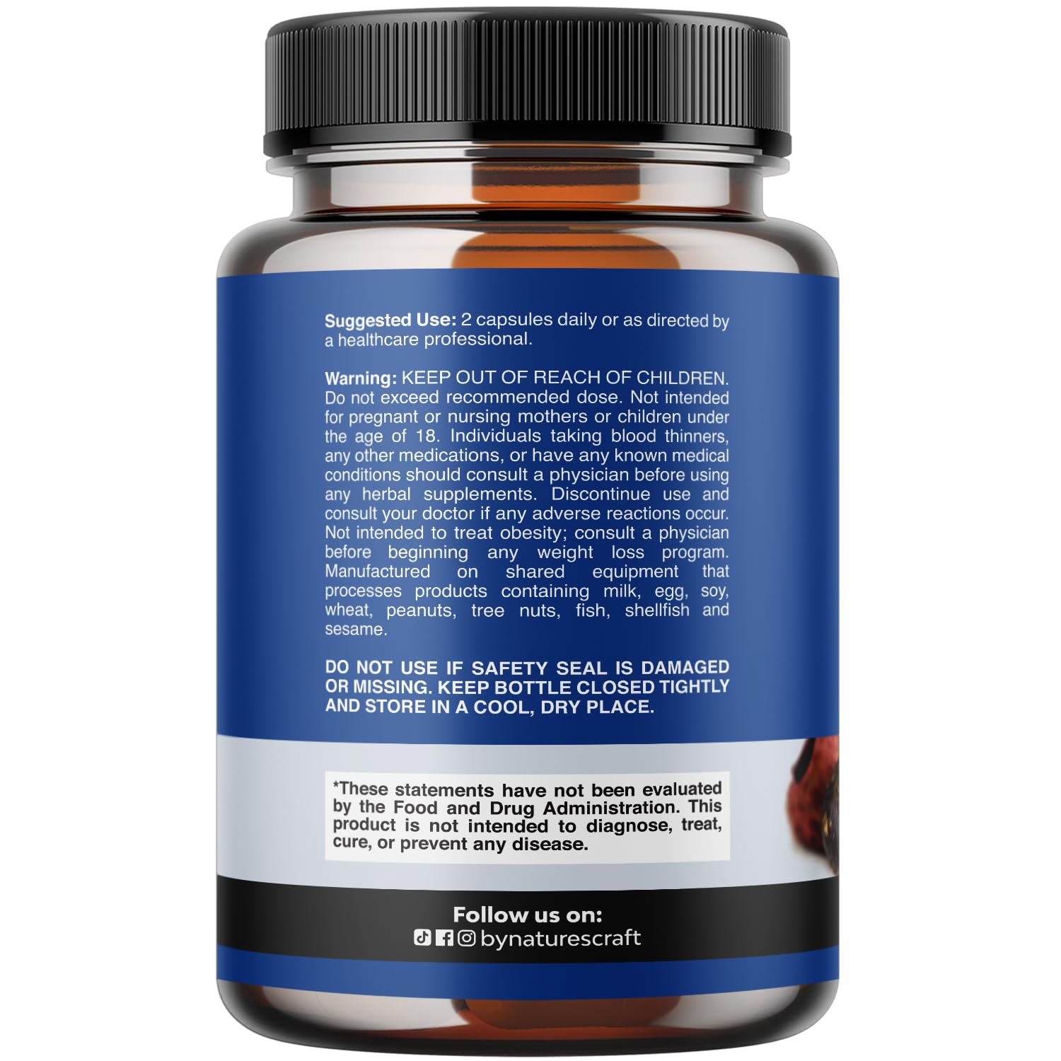 Potent Black Maca Root Capsules for Men - Herbal Wellness Supplement with Siberian Ginseng Ashwagandha and Black Maca Root - Men’s Wellness Supplement to Support General Health - 120 Count - TrustMedUSA