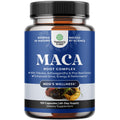 Potent Black Maca Root Capsules for Men - Herbal Wellness Supplement with Siberian Ginseng Ashwagandha and Black Maca Root - Men’s Wellness Supplement to Support General Health - 120 Count - TrustMedUSA