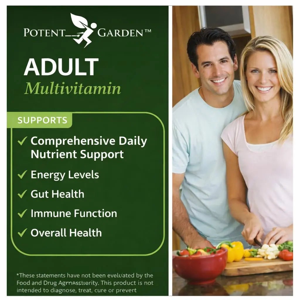 Potent Garden Daily Nutrition Bundle – Superfood Greens + Multivitamin - TrustMedUSA