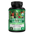 Potent Garden Organic Superfood Greens, Fruit and Veggies Supplement Rich in Vitamins & Antioxidants with Alfalfa, Beet Root & Tart Cherry to Boost Energy, Immunity & Gut Health, Greens Tablets 60 Ct - TrustMedUSA